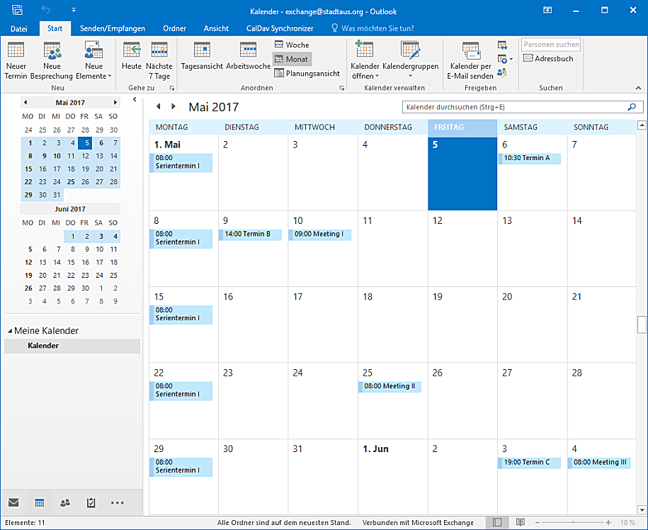 Termine mit Outlook synchronisieren - Online Terminvereinbarung - Appointmind