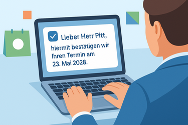 Terminausfälle vermeiden durch Bestätigungen